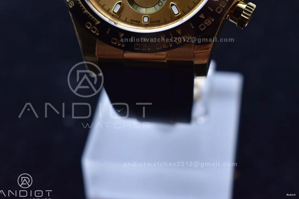 on Rubber Best SA4130 Strap 1:1 Dial Lume Daytona Oysterflex Edition YG 116518 BTF 0422